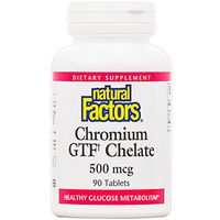 Chromium GTF Chelate 500mcg Natural Factors 90 Tabs