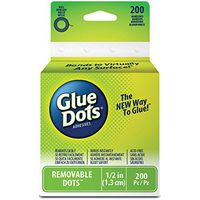 GLUE DOTS INTERNATIONAL 08248 Remove Adhesive Roll,200pc