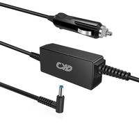 QYD car Charger 65w Replacement for hp Laptop probook 650 g2 250 g6 15-ac131ng 17-bs 15-cc023cl 15-g020dx 15-r263dx 15-ba077ng 15-p019ng 14-ba019ng ppp09c 3.3ft Notebook Power ac Adapter Supply Cord