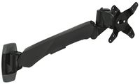 Mount-It! MI-34114B Single Tilt, Rotate, Swivel, Height Adjustable, Arm Wall Mount Stand for Samsung, LG, Vizio, TCL, Sharp, Sony, Element, Insignia, LCD, LED, Computer Monitor Screens, Max 30 Inches, VESA 75x75 and 100x100, Black