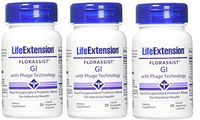 Life Extension FLORASSIST® GI with Phage Technology (Pack of 3)