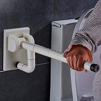 QZY Elder Bathroom Toilet Safety Frame Rail Shower Grab Bar,White