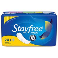 Stayfree Reg Maxi Pad 24c Size 24ct Stayfree Regular Maxi Pad 24ct