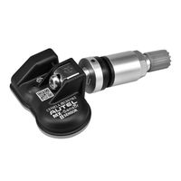 Autel Programmable Universal TPMS Sensors (315MHz + 433MHz) Specially Built for OEM Sensors Replacement (Metal Valve Screw-in)
