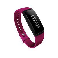 Rose Red Band Sports Heart Rate Blood Pressure Monitor Living Waterproof Bluetooth Smart Watch V07