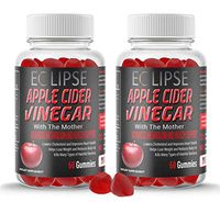 (2-Pack) Apple Cider Vinegar Gummies with The Mother - Advanced Metabolism and Health Support - 120 Gummies - Organic, Vegan, Gluten-Free, Non-GMO - Made in The USA - by Eclipse