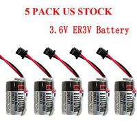 JZSP-BA01 3.6V ER3V 1000mAh PLC Lithium Battery for Toshiba PLC CNC Machine US Stock (Pack of 5)