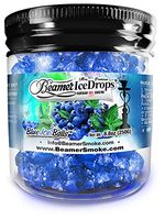 Blue Ice Balls 100G Ultra Premium Beamer Ice Drops Hookah Shisha Smoking Gel. Each Bowl Lasts 2-4 Hours! USA Made, Huge Clouds, Amazing Taste! Better Taste & Clouds Than Tobacco!