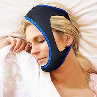 Anti Snoring Chin Strap,[2019 Upgrade Version] Adjustable Large Size Men and Women to Stop Snoring Chin Belt Solution