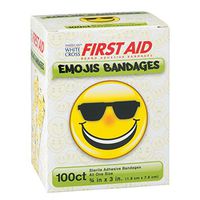Emojis Bandages - First Aid Kid Supplies - 1200 Per Pack