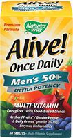 Natures Way, Multivitamin Alive Once Daily Men 50 Plus, 60 Tablet