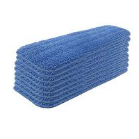 Set of 8 Microfiber Spray Mop Replacement Heads for Wet/Dry Mops Reusable Replacement Refills Fits for Bona Floor Care System - Blue