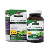 Nature's Answer's Aloe Vera Phytogel | Antiseptic Healing Properties | Vegan, Non-GMO & Kosher Certified | Capsules 90Ct