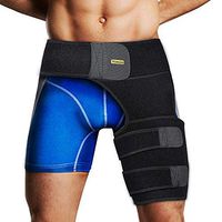 Groin Support Compression Brace, Compression Groin Wrap for Sciatica Pain Relief, Hamstring Quadriceps Hip Arthritis Pulled Muscles Hip Joint Pain
