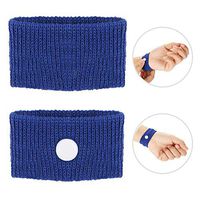 Anti-disgusting bracelet for bus, 5 colors for motion sickness/seasickness/morning sickness, Anti-nausea adjustable bracelet, Strengthen immunity(blue)