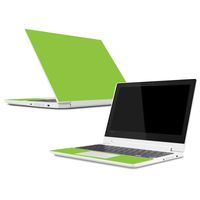 Mightyskins Skin Compatible with Lenovo Chromebook C330 (2018) - Solid Lime Green | Protective, Durable, and Unique Vinyl Decal Wrap Cover | Easy to Apply, Remove, and Change Styles | Made in The USA