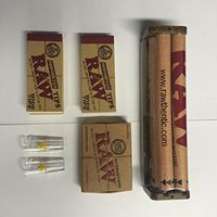 RAW 110mm 1 1/4 Hemp Plastic Cigarette Rolling Machine Boundle