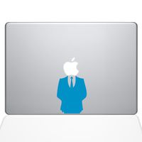The Decal Guru Man in Suit MacBook Decal Vinyl Sticker - 13" MacBook Pro (2016 & Newer) - Light Blue (1121-MAC-13X-LB)