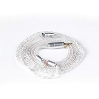 KBEAR Detachable Upgrade Silver Plated Copper Earphone Cable, 8 Core Replacement IEM Cord Cable with TRRS Standard Plug for TIN P1 T2 T3 BGVP DMG DM7 (MMCX 2.5mm Plug)