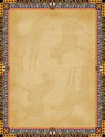 Barker Creek 8-1/2 x 11" Designer Computer Paper, Africa, 50-Sheets (LL-721)