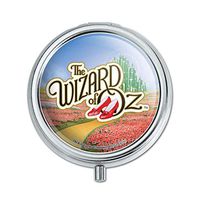 The Wizard of Oz Ruby Slippers Logo Pill Case Trinket Gift Box