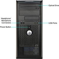 Dell Optiplex Minitower Business High Performance Desktop Computer PC (Intel Dual-Core Processor up to 3.0GHz, 8GB DDR3 Memory, 2TB HDD, DVDRW, Windows Professional) (Renewed)