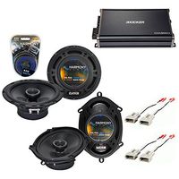 Compatible with Ford F-Series Truck 1992-1996 OEM Speaker Upgrade Harmony Speakers & CXA300.4 Amp (Renewed)