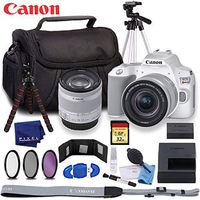 Canon EOS Rebel SL3 DSLR Camera with 18-55mm Lens (White) - Ultimate Kit
