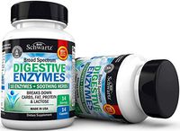BioSchwartz Digestive Enzymes Supplement - Broad Spectrum 10 Enzymes + Herbal Comfort Blend - Vegan Formula for Digestion & Bloating Support - with Bromelain, Papain & Amylase - 14 Count