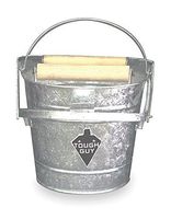 Mop Bucket and Wringer, 3 gal., Silver