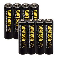 Watson MX AAA NiMH Batteries (8-Pack, 1.2V, 950mAh)