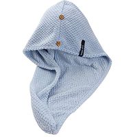 The Original Microfiber Super-Absorbent Hair Towel wrap Quick Dry Shower Cap hair turban(Grey blue)