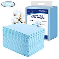 Bed Pads for Incontinence Disposable (23”x36”, 30 Counts), Disposable Bed Pads for Incontinence and Children, Waterproof Disposable Bed Underpads