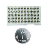 50x SR754SW SR754W 393 AG5 LR48 1.5V Alkaline Button Cell Watch Batterie