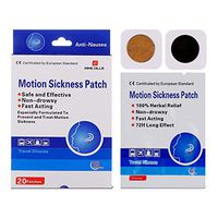 Anti-Nausea Motion Sickness Relief Patch,20 Count/Box