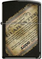 ZIPPO GUARANTEE Black