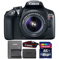 Canon EOS Rebel T6 18MP Digital SLR Camera with 18-55mm Lens and 16GB Memory Card