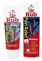 NatraBio The Arnica Rub | 8% Arnica | Homeopathic Pain Formula for Relief from Stiffness, Injuries, Muscle Pain, Back Pain, Bruises & Sprains | 4 oz | 2 pk