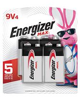 Energizer Max 9V Batteries, Premium Alkaline 9 Volt Batteries (4 Battery Count)