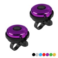 Accmor Classic Bike Bell, Aluminum Bicycle Bell, Loud Crisp Clear Sound Bicycle Bike Bell for Adults Kids, Right Hand/Left Hand Use