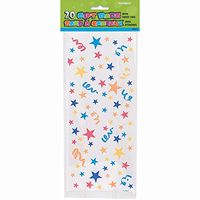 Stars Cellophane Bags, 20ct