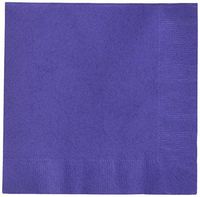 Creative Converting Luncheon Napkins 6.5"X6.5" 50/Pkg-Purple