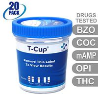 MiCare [2pk] - 5-Panel Multi Drug Test Cup (BZO/COC/mAMP/OPI/THC) #MI-TDOA-654