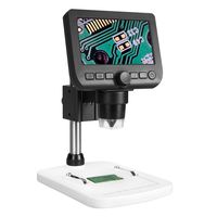 Mustcam 4.3-inch Multifunctional LCD Standalone Inspection Digital Microscope, 600x magnifications, Video & Photo Capture, Micro-SD Card Included, Works on PC/Android Too Measurement on PC