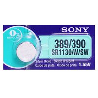 Sony 389/390 (SR1130/W/SW) 1.55V Silver Oxide 0%Hg Mercury Free Watch Battery (30 Batteries)