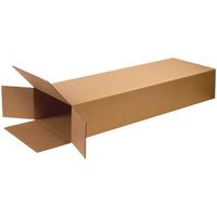 Aviditi HD18645FOL Side Loading Corrugated Box, 18" Length x 6" Width x 45" Height, Kraft (Bundle of 5)