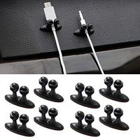 Adhesive Car Charger Line Clasp Clamp Headphone/USB Cable Car Clip Interior Accessories