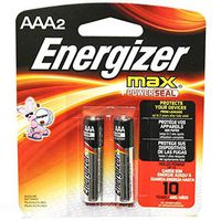 Energizer Max Alkaline Batteries AAA 2 Each