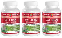 Sleep Supplement - Valerian Root Extract - Valerian Root Anxiety - 3 Bottle 300 Capsules