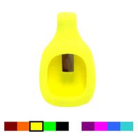 Dunfire Replacement Clip Case for Fitbit Zip, Compatible Accessory Holder Cover, 10 Pure Colors and 8 Colors with White Polka Dots (1PC - Yellow)